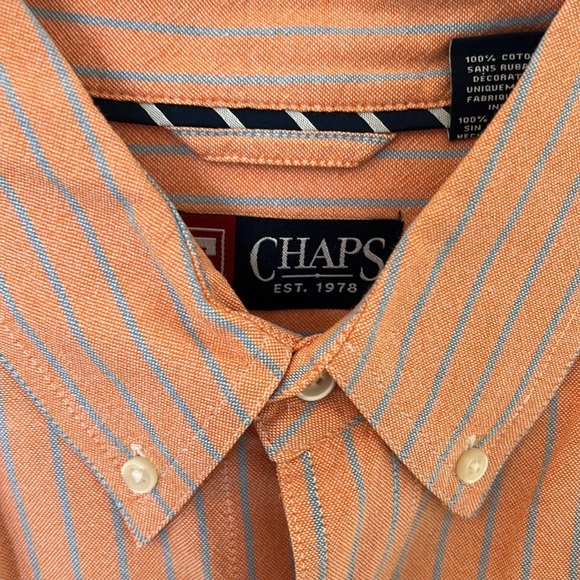 Men’s chaps button down shirt size large - Picture 2 of 3